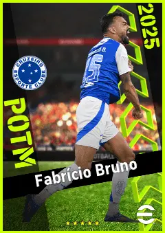 Fabrício Bruno eFootball 2026 player card, 93 OVR CB