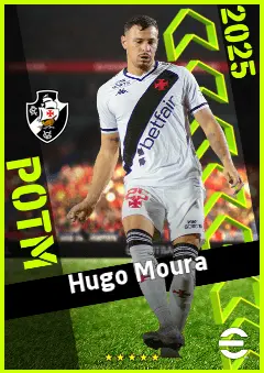 Hugo Moura eFootball 2026 player card, 91 OVR DMF