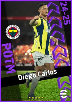 Diego Carlos eFootball 2026 player card, 93 OVR CB