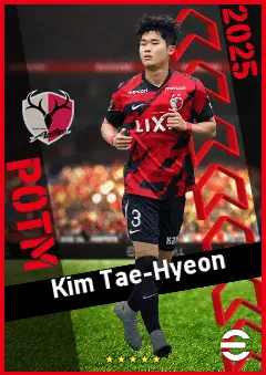 Kim Tae-Hyeon eFootball 2026 player card, 90 OVR CB