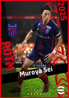 Muroya Sei eFootball 2026 player card, 91 OVR RB