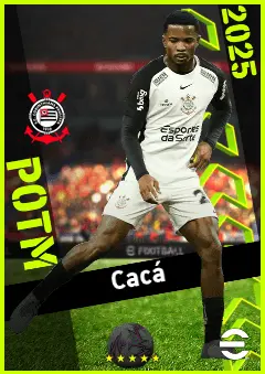 Cacá eFootball 2026 player card, 91 OVR CB
