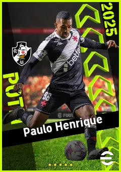 Paulo Henrique eFootball 2026 player card, 91 OVR RB