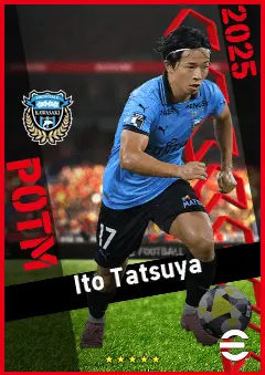 Ito Tatsuya eFootball 2026 player card, 90 OVR RMF