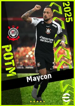 Maycon eFootball 2026 player card, 91 OVR DMF
