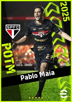 Pablo Maia eFootball 2026 player card, 91 OVR DMF