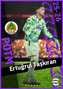 Ertuğrul Taşkıran eFootball 2026 player card, 90 OVR GK