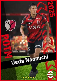 Ueda Naomichi eFootball 2026 player card, 91 OVR CB