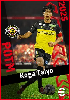 Koga Taiyo eFootball 2026 player card, 91 OVR CB