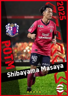 Shibayama Masaya eFootball 2026 player card, 90 OVR AMF
