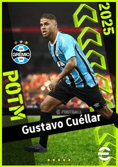 Gustavo Cuéllar eFootball 2026 player card, 91 OVR DMF