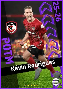 Kévin Rodrigues eFootball 2026 player card, 91 OVR LB