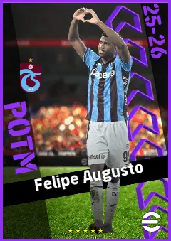 Felipe Augusto eFootball 2026 player card, 90 OVR AMF
