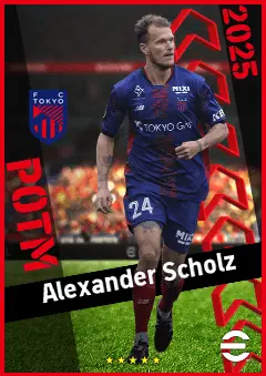 Alexander Scholz eFootball 2026 player card, 92 OVR CB