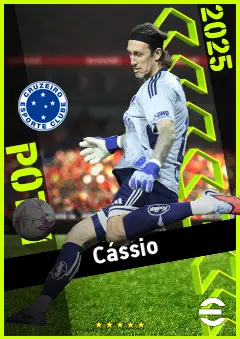 Cássio eFootball 2026 player card, 93 OVR GK