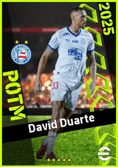 David Duarte eFootball 2026 player card, 91 OVR CB
