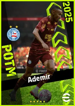 Ademir eFootball 2026 player card, 92 OVR RMF