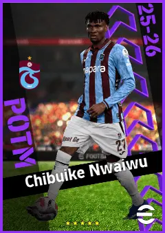 Chibuike Nwaiwu eFootball 2026 player card, 91 OVR CB