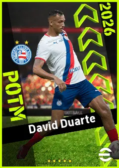 David Duarte eFootball 2026 player card, 91 OVR CB