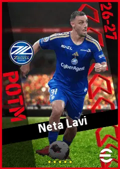 Neta Lavi eFootball 2026 player card, 91 OVR DMF