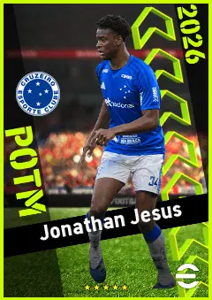 Jonathan Jesus eFootball 2026 player card, 91 OVR CB