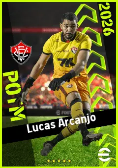 Lucas Arcanjo eFootball 2026 player card, 91 OVR GK