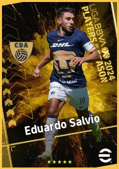 Eduardo Salvio eFootball 2026 player card, 93 OVR RMF