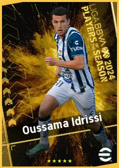 Oussama Idrissi eFootball 2026 player card, 94 OVR LWF