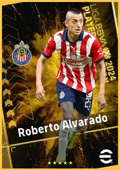 Roberto Alvarado eFootball 2026 player card, 94 OVR RWF