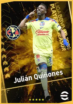 Julián Quiñones eFootball 2026 player card, 94 OVR CF