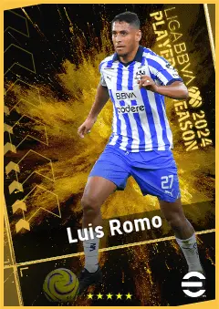Luis Romo eFootball 2026 player card, 93 OVR DMF