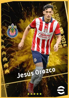 Jesús Orozco eFootball 2026 player card, 91 OVR CB