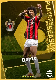 Dante eFootball 2026 player card, 93 OVR CB