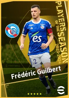 Frédéric Guilbert eFootball 2026 player card, 92 OVR RB