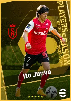 Ito Junya eFootball 2026 player card, 94 OVR RMF