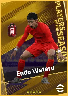 Endo Wataru eFootball 2026 player card, 94 OVR DMF