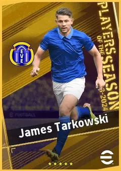 James Tarkowski eFootball 2026 player card, 93 OVR CB