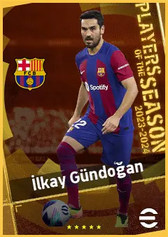 İlkay Gündoğan eFootball 2026 player card, 96 OVR CMF