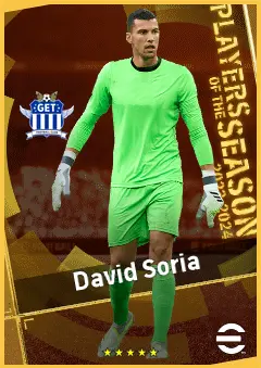 David Soria eFootball 2026 player card, 94 OVR GK