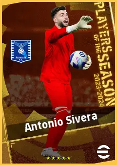 Antonio Sivera eFootball 2026 player card, 92 OVR GK