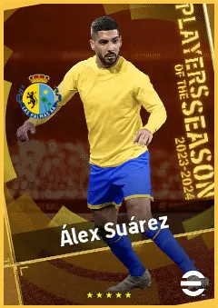 Álex Suárez eFootball 2026 player card, 92 OVR CB