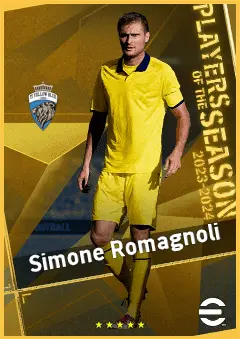 Simone Romagnoli eFootball 2026 player card, 92 OVR CB