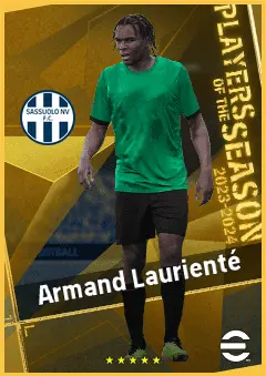 Armand Laurienté eFootball 2026 player card, 94 OVR LWF