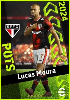 Lucas Moura eFootball 2026 player card, 95 OVR RMF