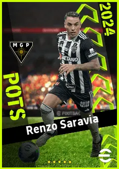 Renzo Saravia eFootball 2026 player card, 93 OVR RB