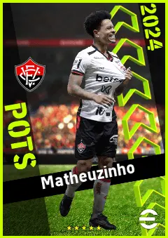 Matheuzinho eFootball 2026 player card, 93 OVR AMF