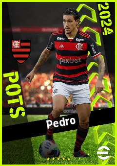 Pedro eFootball 2026 player card, 95 OVR CF