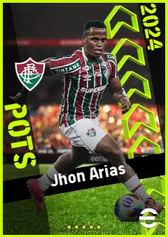 Jhon Arias eFootball 2026 player card, 94 OVR LMF