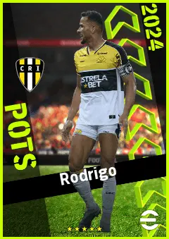 Rodrigo eFootball 2026 player card, 93 OVR CB