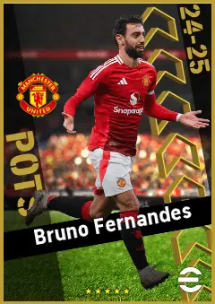 Bruno Fernandes eFootball 2026 player card, 96 OVR AMF
